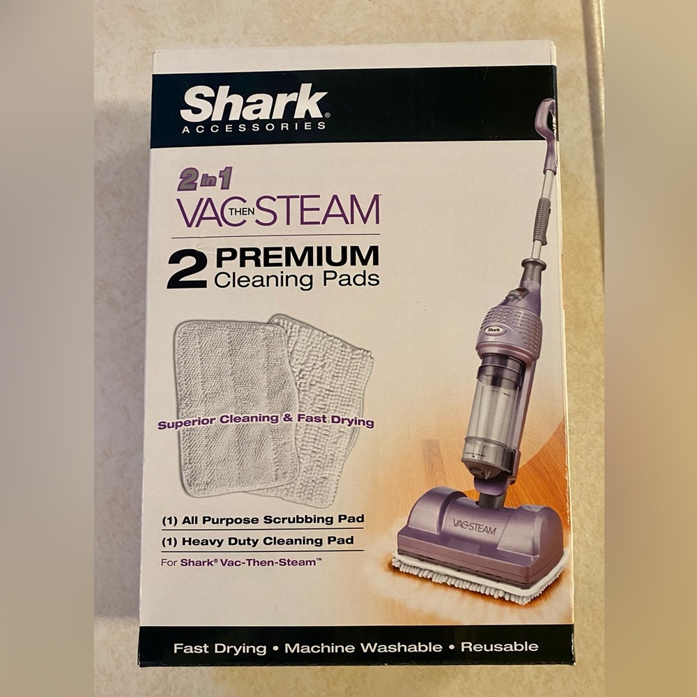 2 in 1 Vac Then Steam Cleaning Pads
